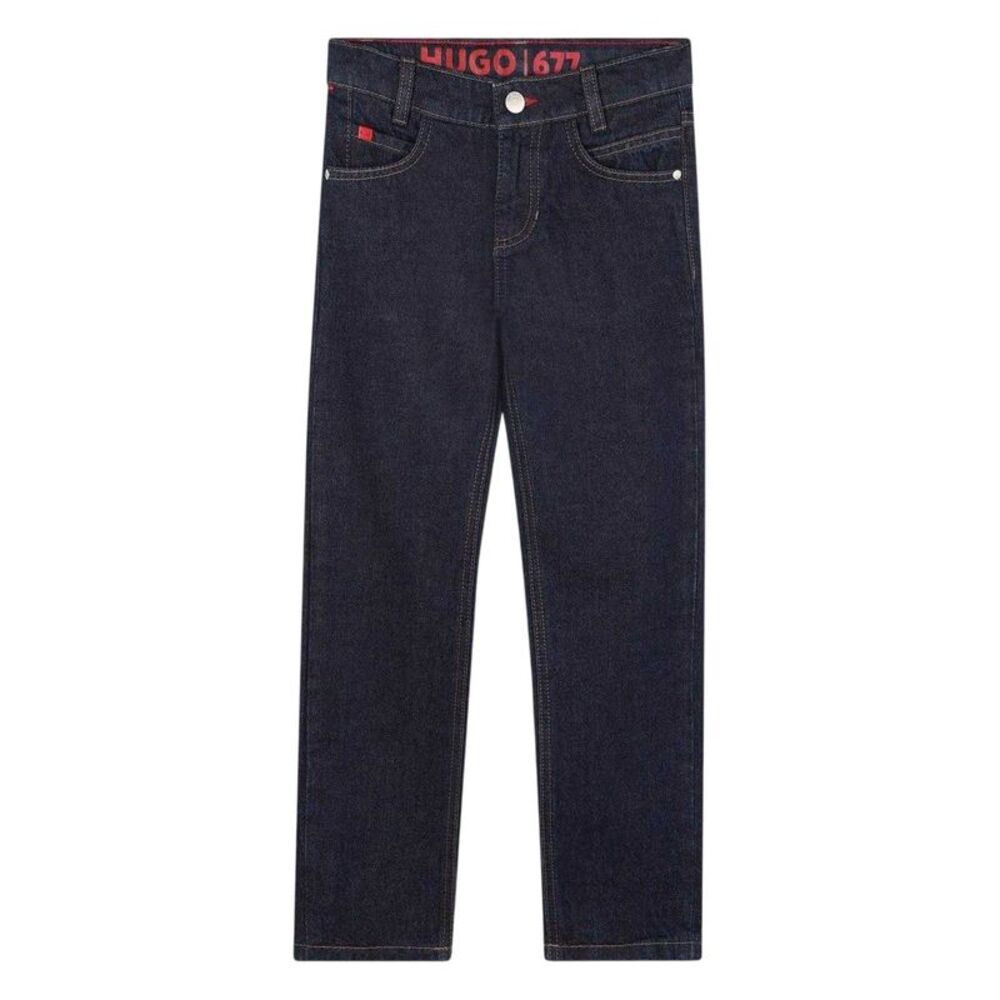 Hugo Childrens/Kids 5 Pockets Regular Jeans / Blue
